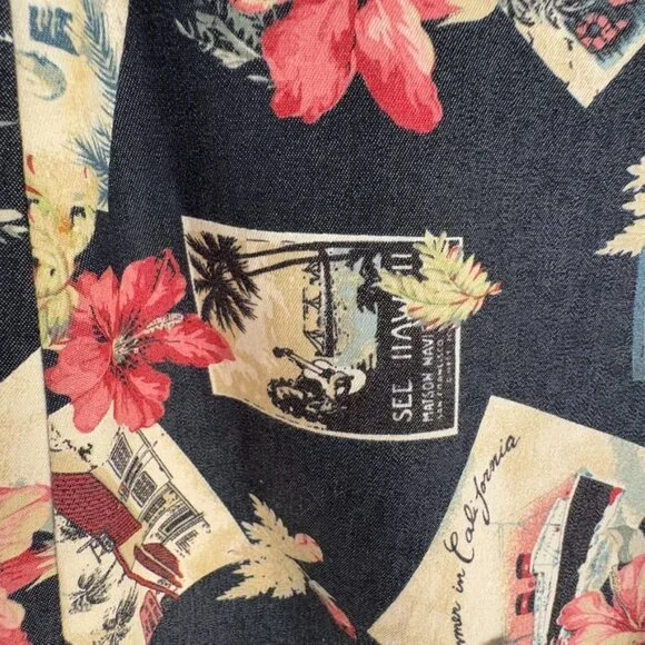 Tiki Floral Print Midi Dress - Picture 5 of 10